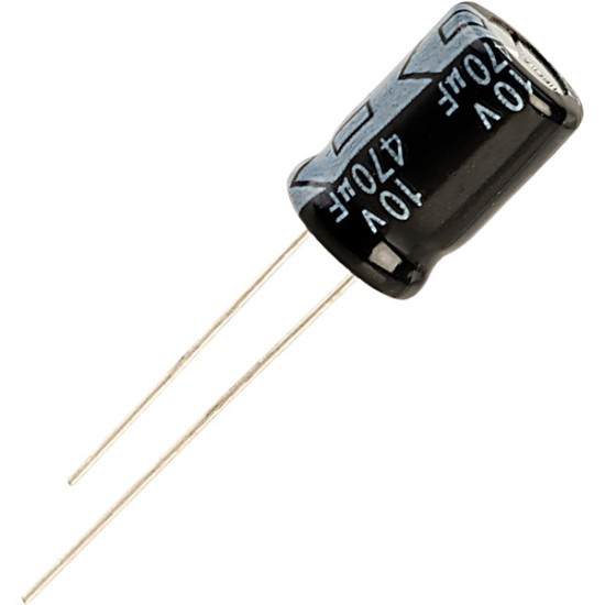 Πυκνωτής Ηλεκτρολυτικός 470μF 10V 105°C Πυκνωτής Ηλεκτρολυτικός 470μF 10V 105°C