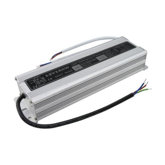 ΤΡΟΦΟΔΟΤΙΚΟ ΜΕΤΑΛΛΙΚΟ 12V DC 150W IP67 ΤΡΟΦΟΔΟΤΙΚΟ ΜΕΤΑΛΛΙΚΟ 12V DC 150W IP67