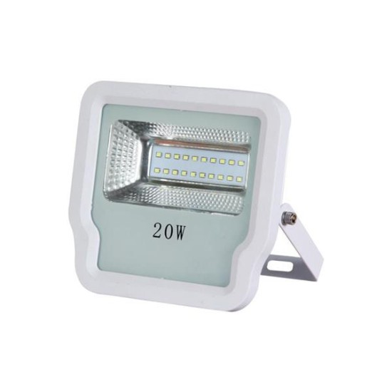 ΠΡΟΒΟΛΕΑΣ LED SMD 20W IP65 85-265V 4000K ΑΣΠΡΟΣ PRO ΠΡΟΒΟΛΕΑΣ LED SMD 20W IP65 85-265V 4000K ΑΣΠΡΟΣ PRO