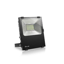 ΠΡΟΒΟΛΕΑΣ LED SMD SLIM 30W ΜΑΥΡΟΣ IP65 6500K FOS_ME