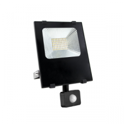 Προβολέας Led Smd 10W + Pir Sensor Ψυχρό