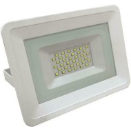 ΠΡΟΒΟΛΕΑΣ LED 30W SMD ΒΑΣΗ 360° ΛΕΥΚΟΣ IP65 4000K PLUS