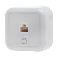 ΠΡΙΖΑ ΜΙΝΙ DATA ΜΟΝΗ RJ45 8P8C ΛΕΥΚΗ IP20