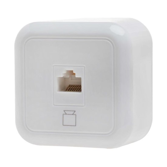 ΠΡΙΖΑ ΜΙΝΙ DATA ΜΟΝΗ RJ45 8P8C ΛΕΥΚΗ IP20 ΠΡΙΖΑ ΜΙΝΙ DATA ΜΟΝΗ RJ45 8P8C ΛΕΥΚΗ IP20